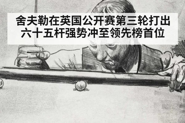 舍夫勒在英国公开赛第三轮打出六十五杆强势冲至领先榜首位